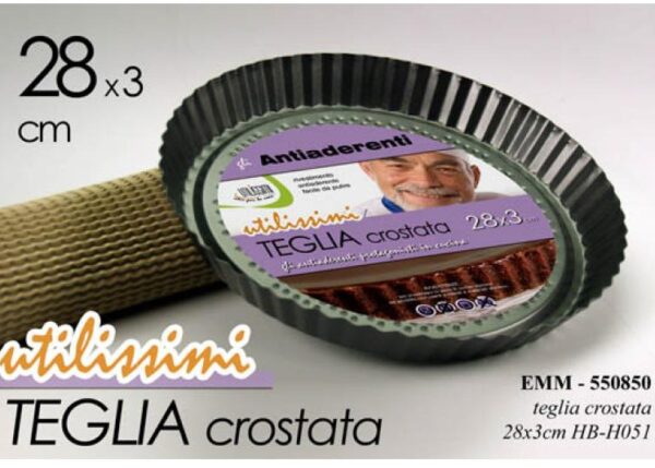 TEGLIA CROSTATA 0,4MM 28*3 HB-H051 ART.EMM/550850