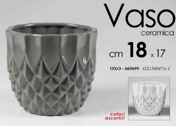 VASO 16,5CM AS BCO/GRGX156047A-1 ART. 669699