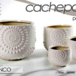 VASO P.PIANTA BIANCO 10X10X8CM ART.701955 ART.703713