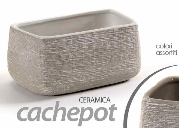 VASO CERAMICA COL.ASS. 24,5*15*11,5CM $ ART.711251