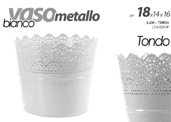 VASO BIANCA 18*14*16CM 17A-026-W