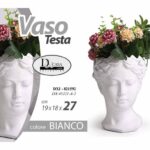 PORTAVASO TESTA BIANCA 19*18*27 ART.821592