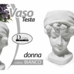 TESTA P.VASO DONNA BIANCO 25*18*29CM JC025A-1 ART. 825057