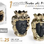 TESTA DI MORO ORO UOMO/DONNA 25CM ART.837340