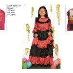 VESTITO BALLERINA SPAGNOLA BIMBA 3MIS ASS 18036 (F.5.10)