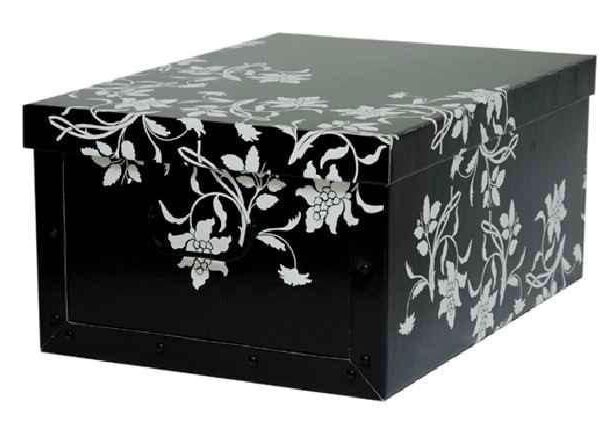 SCATOLA P/BIANCHERIA 50X40X25 NERA