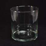 VASO IN VETRO CILINDRO TRASPARENTE D. CM 19 X HCM25 ART.48044 -
