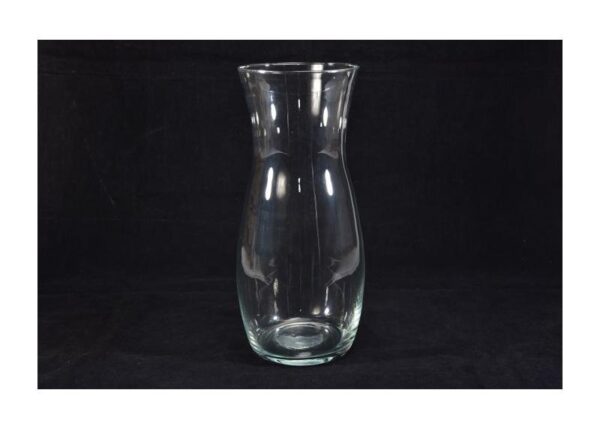 VASO IN VETRO TRASPARENTE D. CM 15 X H CM 37 ART.48112
