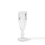 BICCHIERE IN VETRO TRASPARENTE " JEWEL" FLUTE ART.10779 -