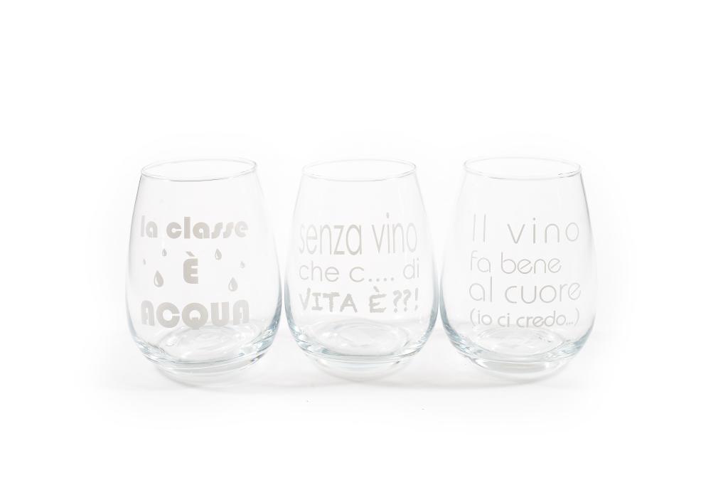 BICCHIERE IN VETRO 460ML. DIAM. 9XH.11.5CM DECORI ASS. ART.06687 - BICCHIERE IN VETRO 460ML. DIAM. 9XH.11.5CM DECORI ASS. ART.06687 -
