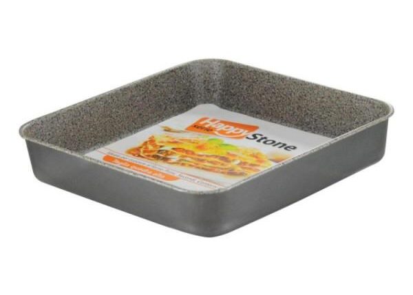 TEGLIA LASAGNERA HAPPY STONE ALTA QUADRATA 25X25XH.5CM ART.11709 $