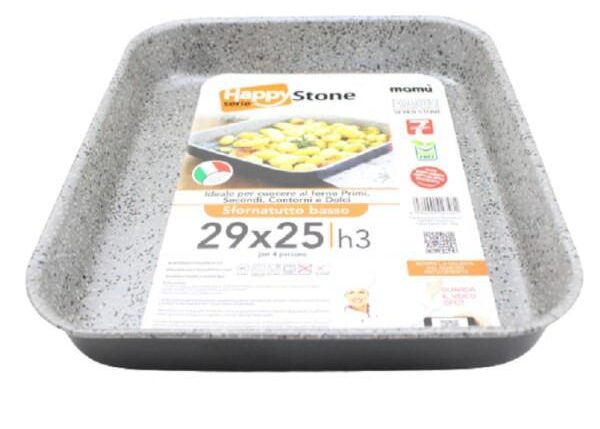 TEGLIA LASAGNERA HAPPY SFORNATUTTO BASSO 29X25XXH.3CM ART.02348$