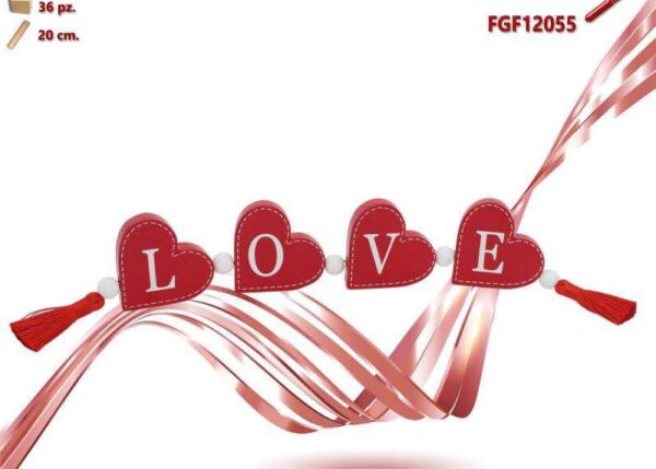 SCRITTA LEGNO LOVE 20CM 12055