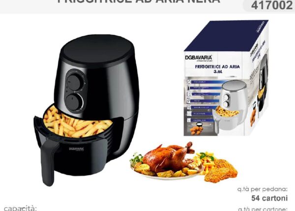 FRIGGITRICE 4LT NERO 417002