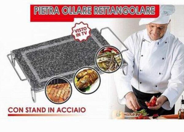 PIETRA OLLARE CON STAND 19X37X1,5CM