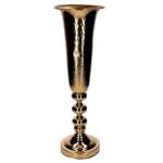 VASO METALLO ORO CM 16X16H56