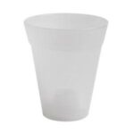 PORTAVASO RESINA BIANCO CM 33X33H86.5