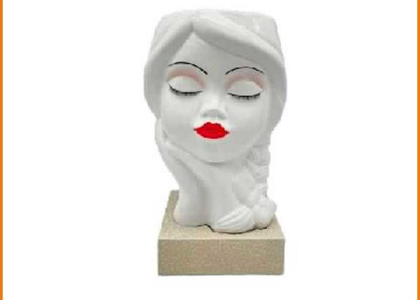 LINEA HOME - VASO BAMBOLINA 35CM BIANCO BASE TORTORA ART.A224001VB