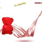 ORSO IN PLASTICA LUMINOSO 8CM 9881
