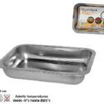 TEGLIA DA FORNO ACCIAIO INOX 27X20CM
