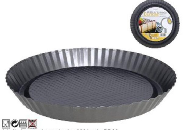 STAMPO PER CROSTATA DUNCAN 27CM ACCIAIO
