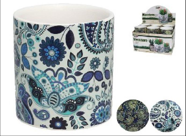 VASO DA FIORI 13X12 BLUE ASSORTITI VASO DA FIORI 13X12 BLUE ASSORTITI