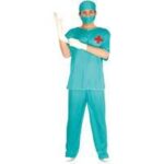 VESTITO CHIRURGO ADULTO XL 54-56 PETTO: 132-136 CM, VITA: 100-104 CM, BACINO: 124-128 CM