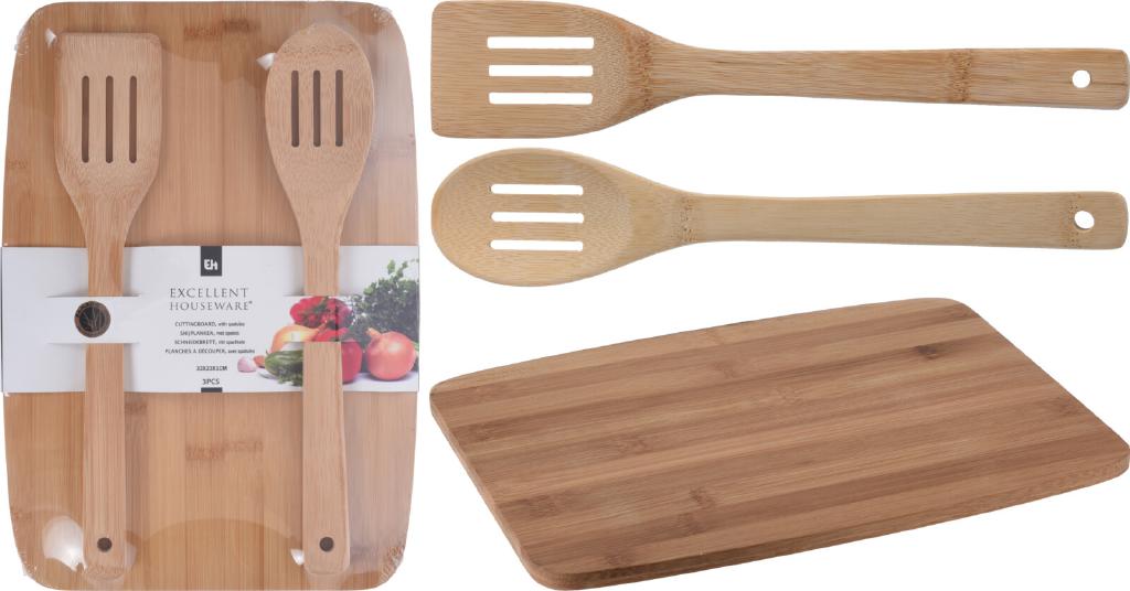 TAGLIERE BAMBU+2UTENSILI BAMBU ART.784230280 TAGLIERE BAMBU+2UTENSILI BAMBU ART.784230280