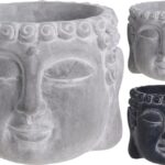 VASO CEMENTO BUDDA 16X12CM 2AS ART.95703510