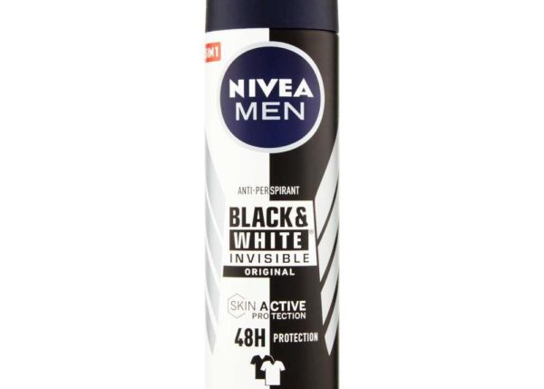 NIVEA DEO SPRAY 150 ML BLACK&WHITE FOR MAN