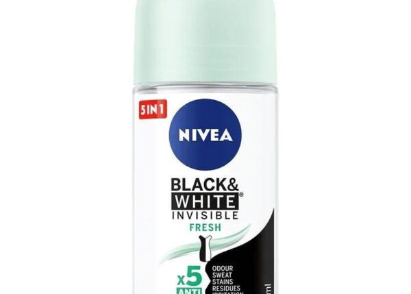 NIVEA DEO ROLL-ON 50 ML B&W INV. 5IN1 FRESH