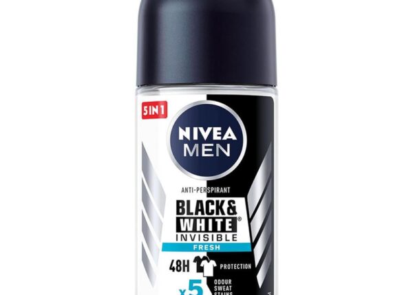 NIVEA DEO ROLL-ON 50 ML B&W MEN INV.
