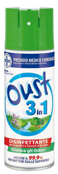 OUST 3IN1 SPR.400ML DISINFET.PMC OUST 3IN1 SPR.400ML DISINFET.PMC