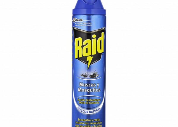 RAID SPRAY MOSCHE & ZANZ. 600ML