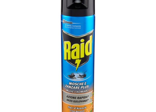 RAID MOSCHE&ZANZ 400 ML FIORI