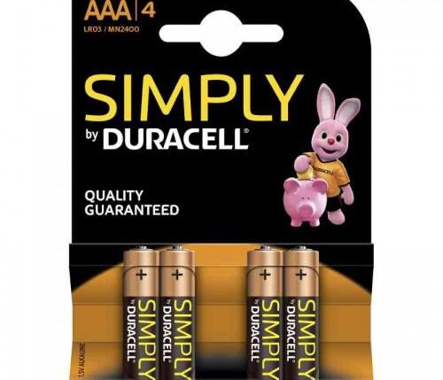 DURACELL SIMPLY MINIST.X4PZ