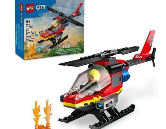 LEGO CITY ELICOTTERO DEI POMPIERI 60411