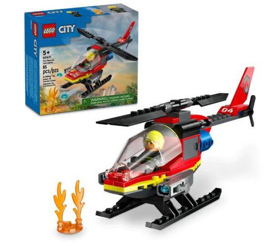 LEGO CITY ELICOTTERO DEI POMPIERI 60411 LEGO CITY ELICOTTERO DEI POMPIERI 60411