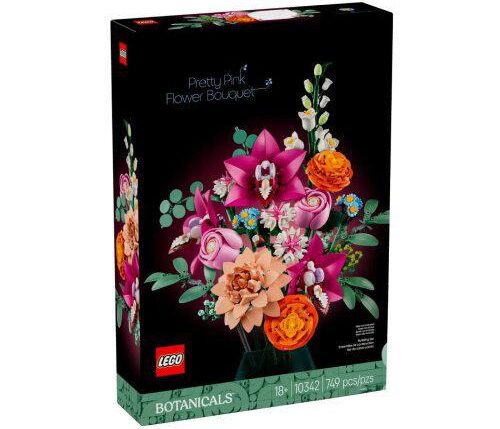 LEGO BOTANICALS BOUQUET DI FIORI ROSA 10342