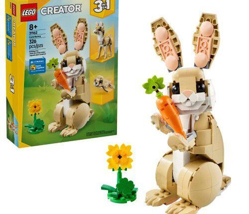 LEGO CREATOR ADORABILE CONIGLIO 31162