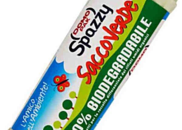 DOMOPAK SPAZZY VERDE 28 LT. X 20 PZ.RICICLATO