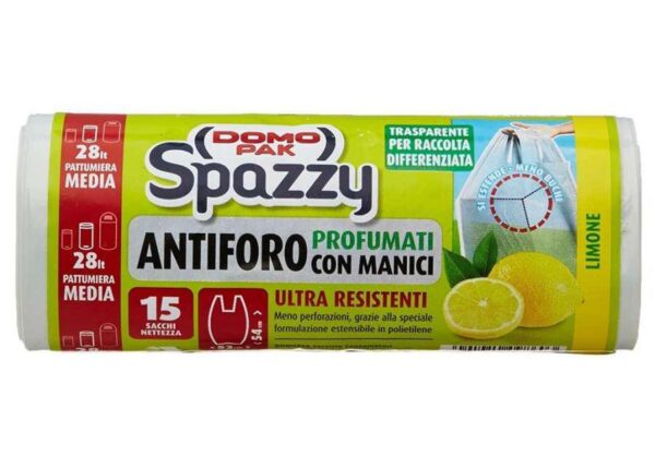 DOMOPAK SPAZZY 28L TRASPARENTI
