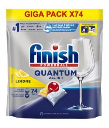 FINISH QUANTUM TUTTO IN1 74 TABS LEMON