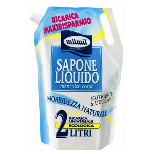 MIL MIL SAPONE LIQ.2LT BUSTA LATTE MIL MIL SAPONE LIQ.2LT BUSTA LATTE