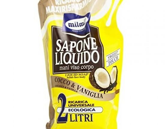 MIL MIL SAPONE LIQ.2LT BUSTA COCCO&VANIGLIA