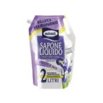 MIL MIL SAPONE LIQ.2LT BUSTA TALC.&IRIS