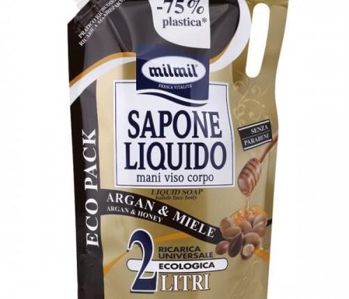 MIL MIL SAPONE LIQ.2LT BUSTA ARGAN