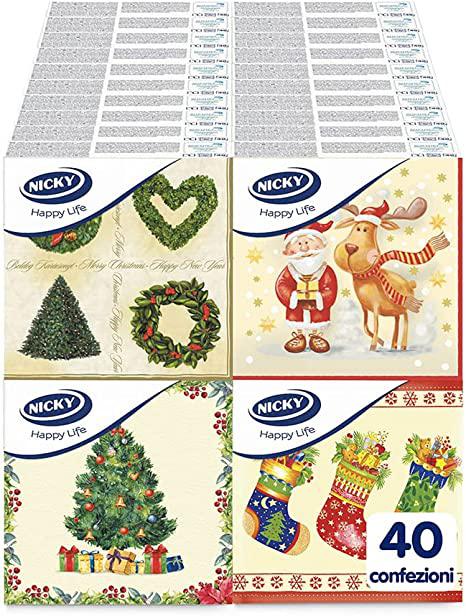 NICKY TOVAGLIOLI 40X40 3V 20PZ HAPPY LIFE NICKY TOVAGLIOLI 40X40 3V 20PZ HAPPY LIFE