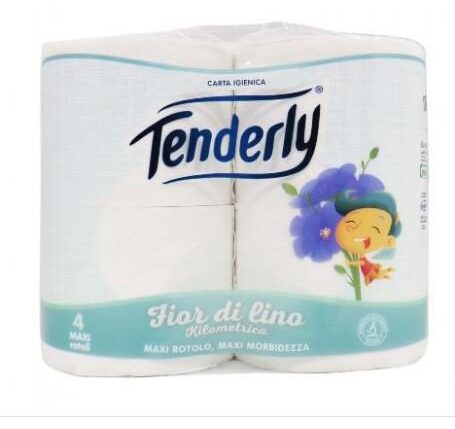 TENDERLY IGIENICA 4RT KILOMETRICA FIORI DI LINO