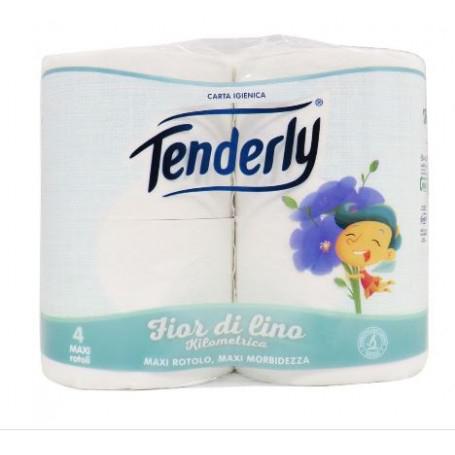 TENDERLY IGIENICA 4RT KILOMETRICA FIORI DI LINO TENDERLY IGIENICA 4RT KILOMETRICA FIORI DI LINO